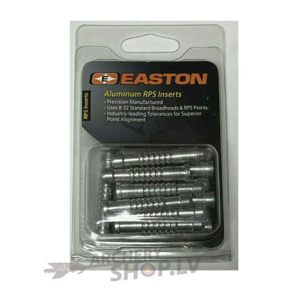 EASTON ALUMINIUM RPS 22 INSERT, 8-32, 12PK